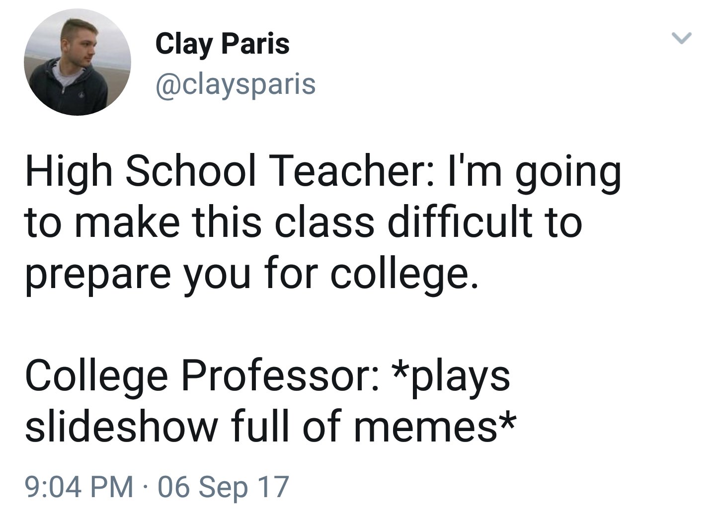 College professors like memes because they are rigorous